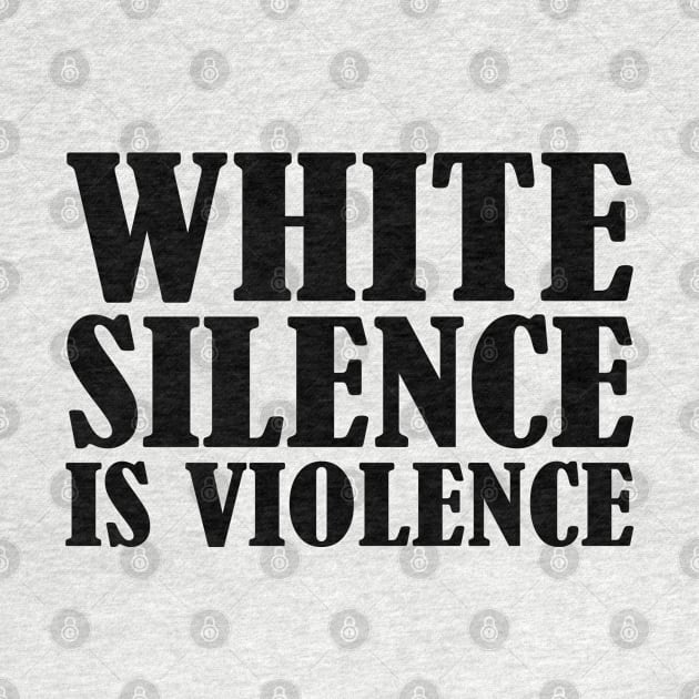 White Silence Is Violence by CF.LAB.DESIGN